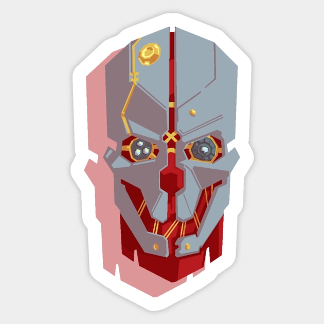 Corvo's Mask Sticker by Dragin556